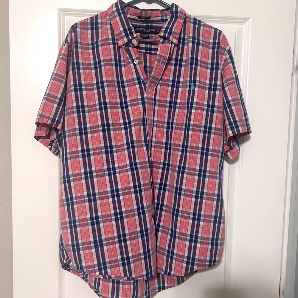 U.S. Polo short sleeve button down shirt